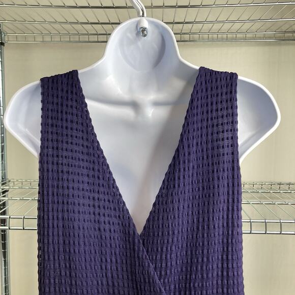 Anthropologie Rio Rao Navy Blue Tiered Dress Size‎ S Coquette Fairy Swiss Dot - Picture 9 of 10